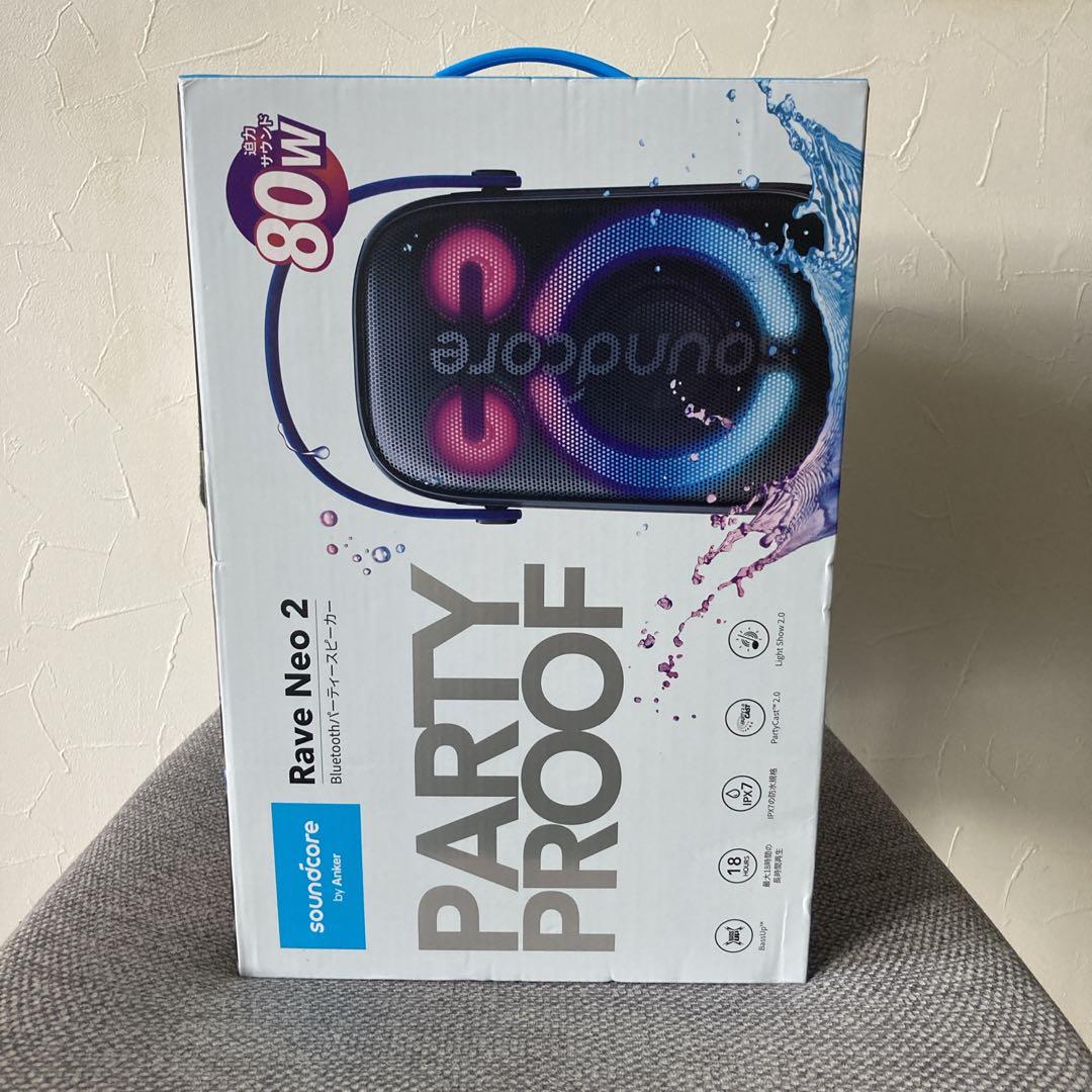 未開封未使用　アンカー　スピーカー　Rave Neo 2　A33A1N11