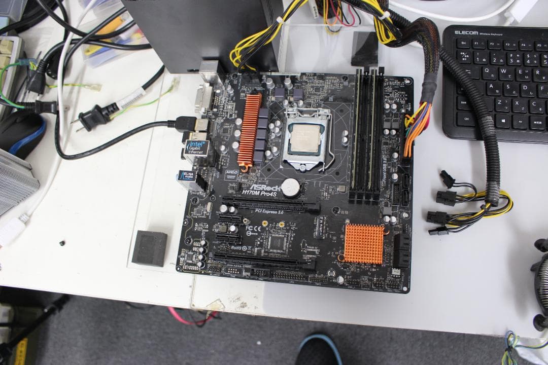 【BIOS確認済】ASRock H170M-Pro4S&Core i7-6700