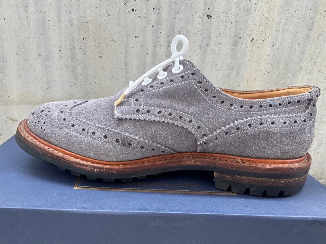 ★トリッカーズ M7292バートン8Tricker's Bourtonグレー27