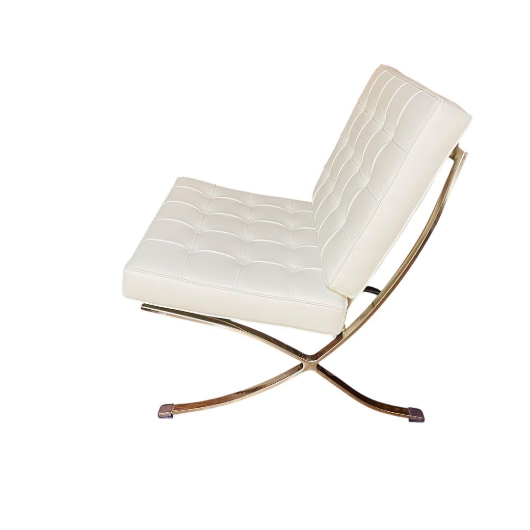 超美品 バルセロナチェア　リプロダクト ソファチェア オットマン付き 1人用