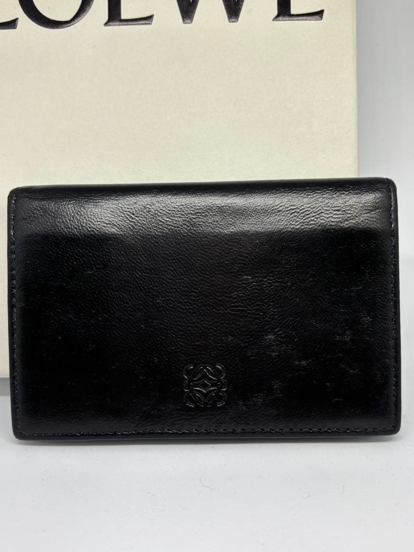 ☆SALE☆ロエベ LOEWE名刺入れ カードケース パスケース ブラック