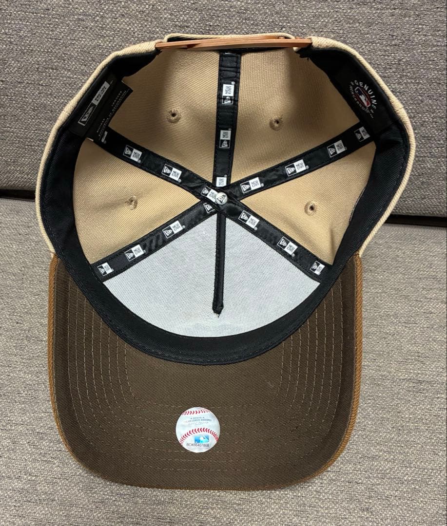 ニューエラ キャップ　カスタム　アイスラテ コーヒー　ニューヨークヤンキース