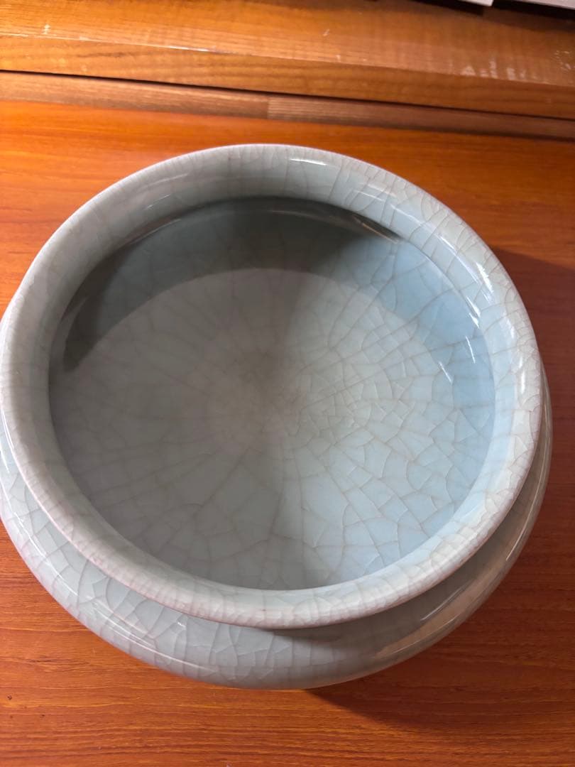 川瀬忍作！！！青磁盤