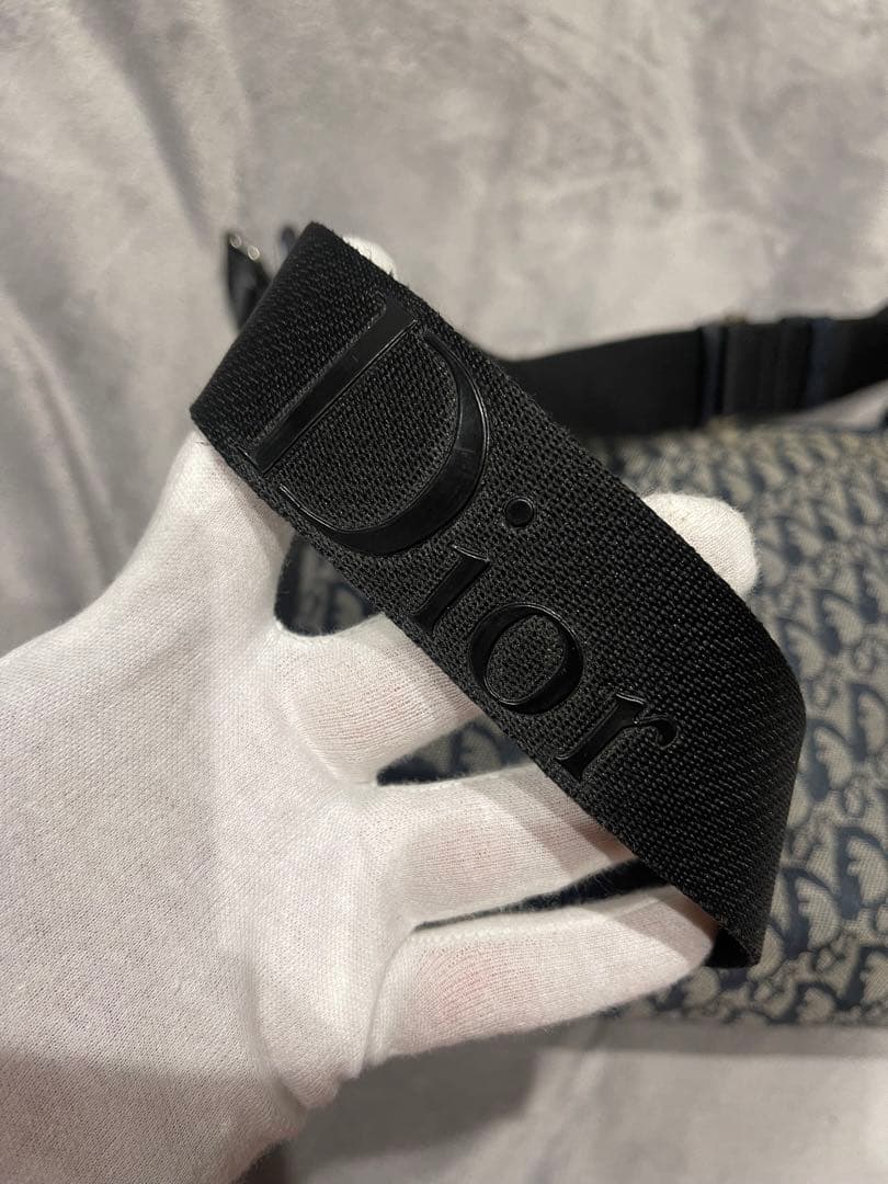 Dior トロッター柄 ロゴショルダーバッグ