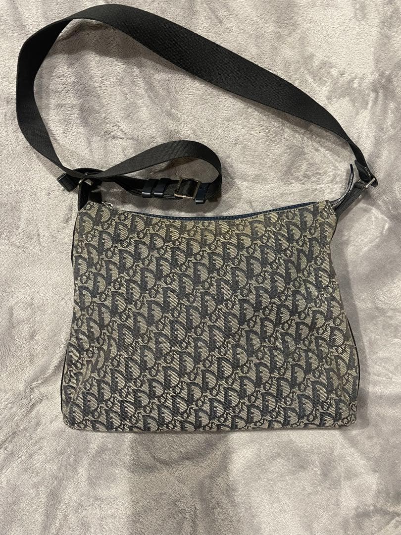 Dior トロッター柄 ロゴショルダーバッグ