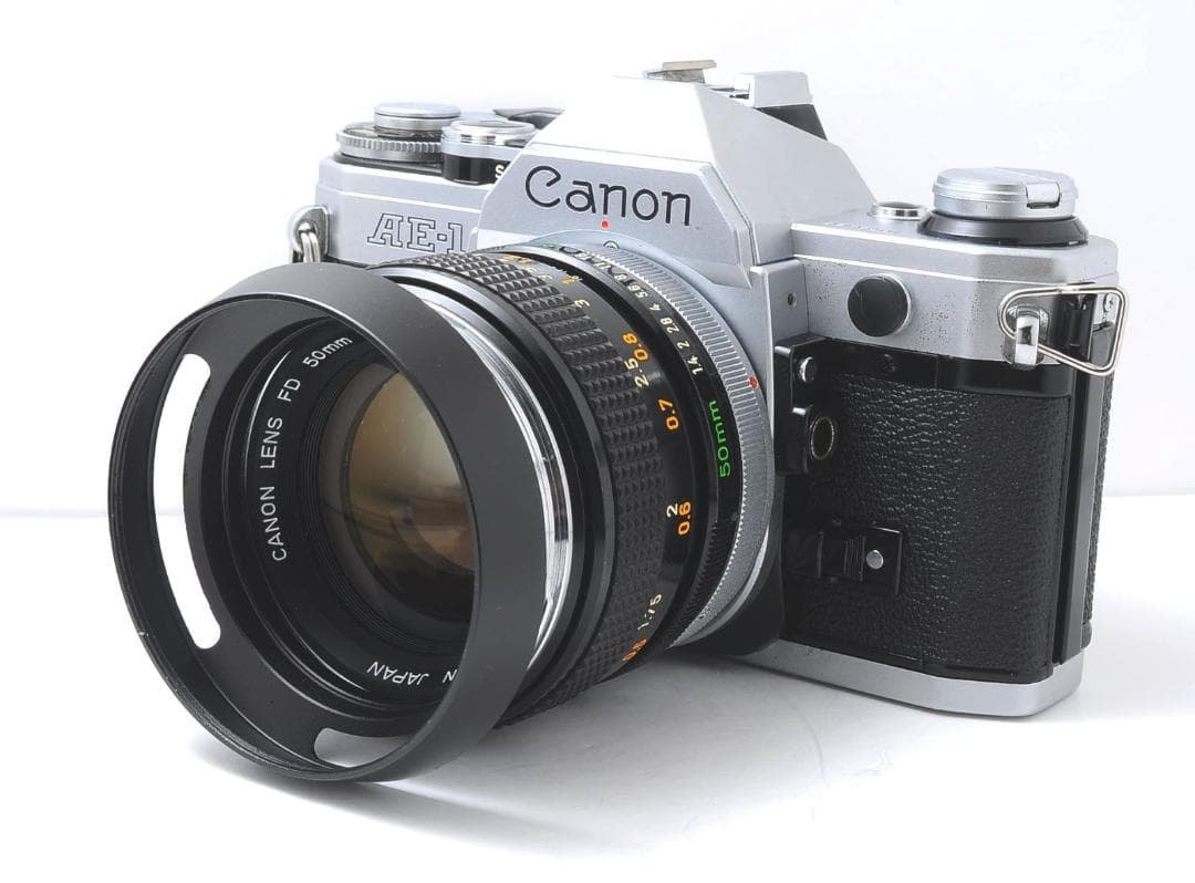 Canon AE-1 シルバー + FD 50mm F1.4 動作品 美品級