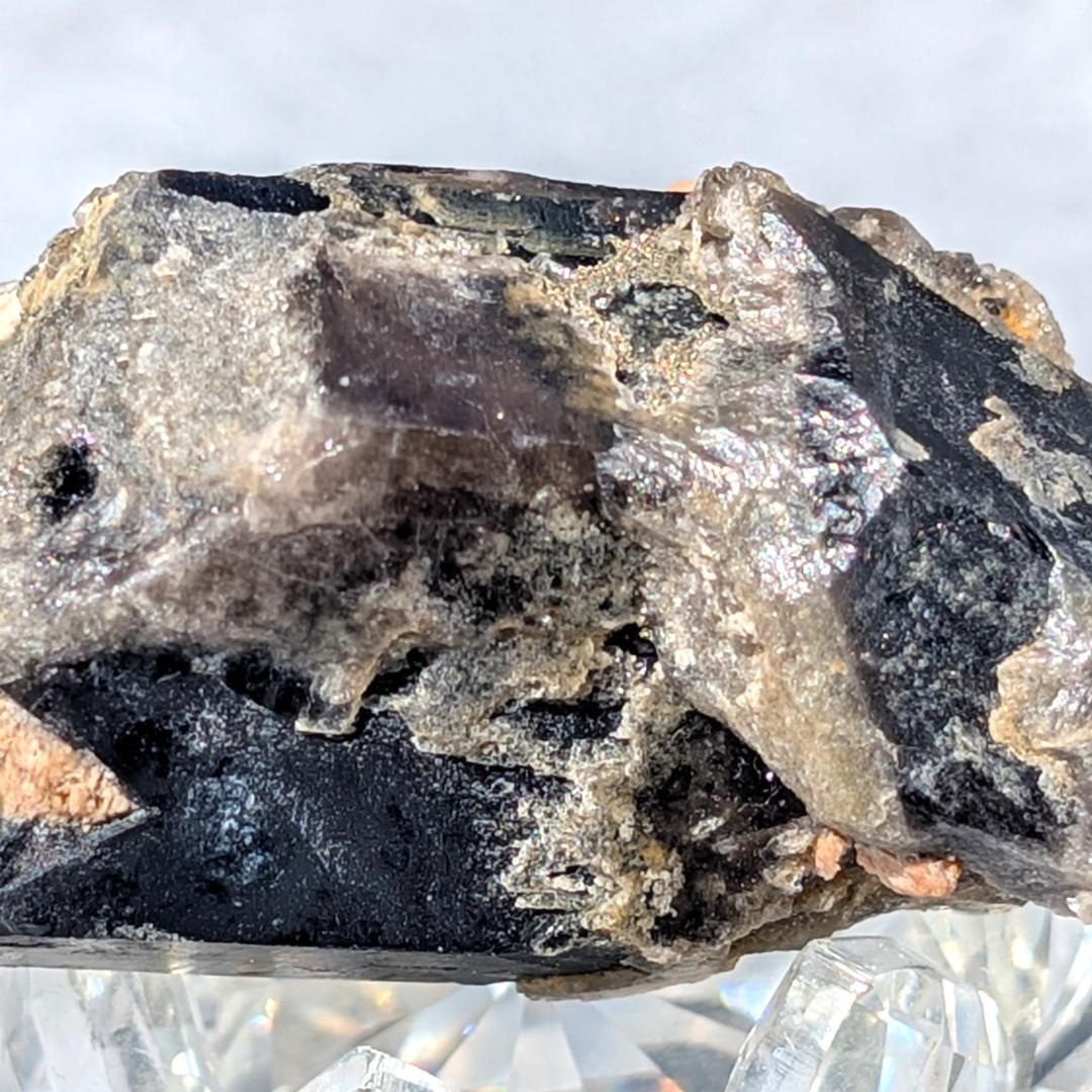 一点物 ドリーム モリオン 原石 山東省産 黒水晶 58g お守り天然石 ギフト