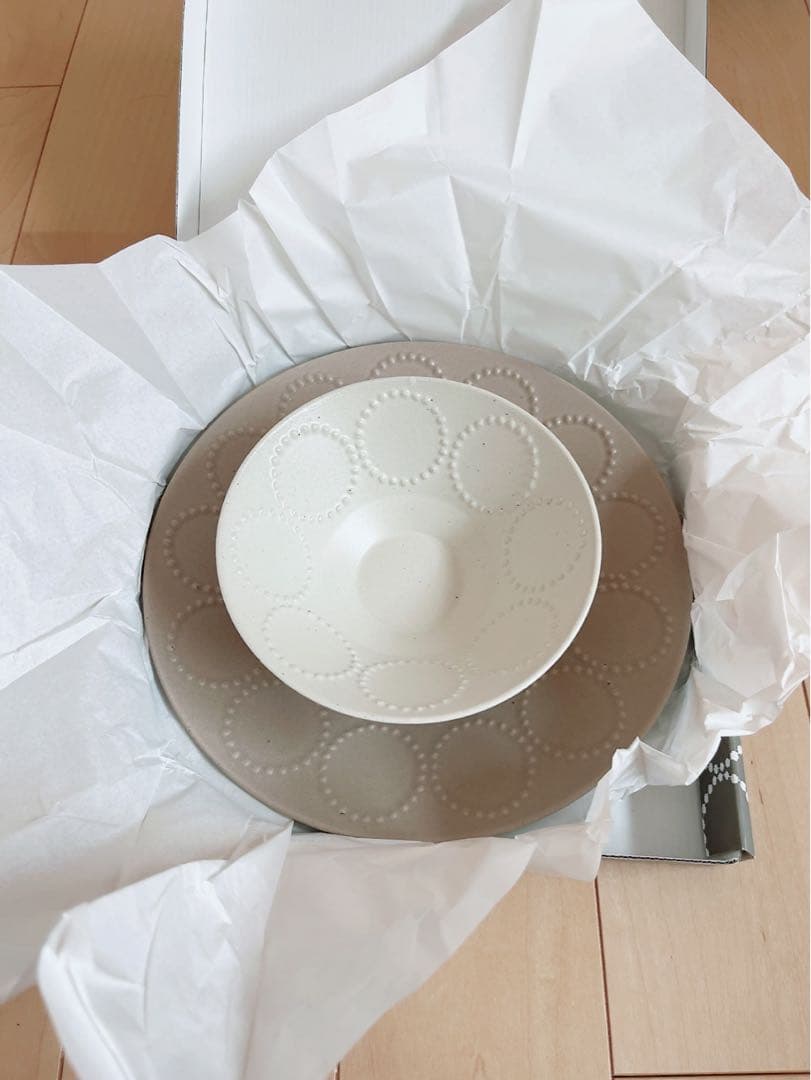 【新品】ミナペルホネン tambourine プレート24cm とボウルのセット