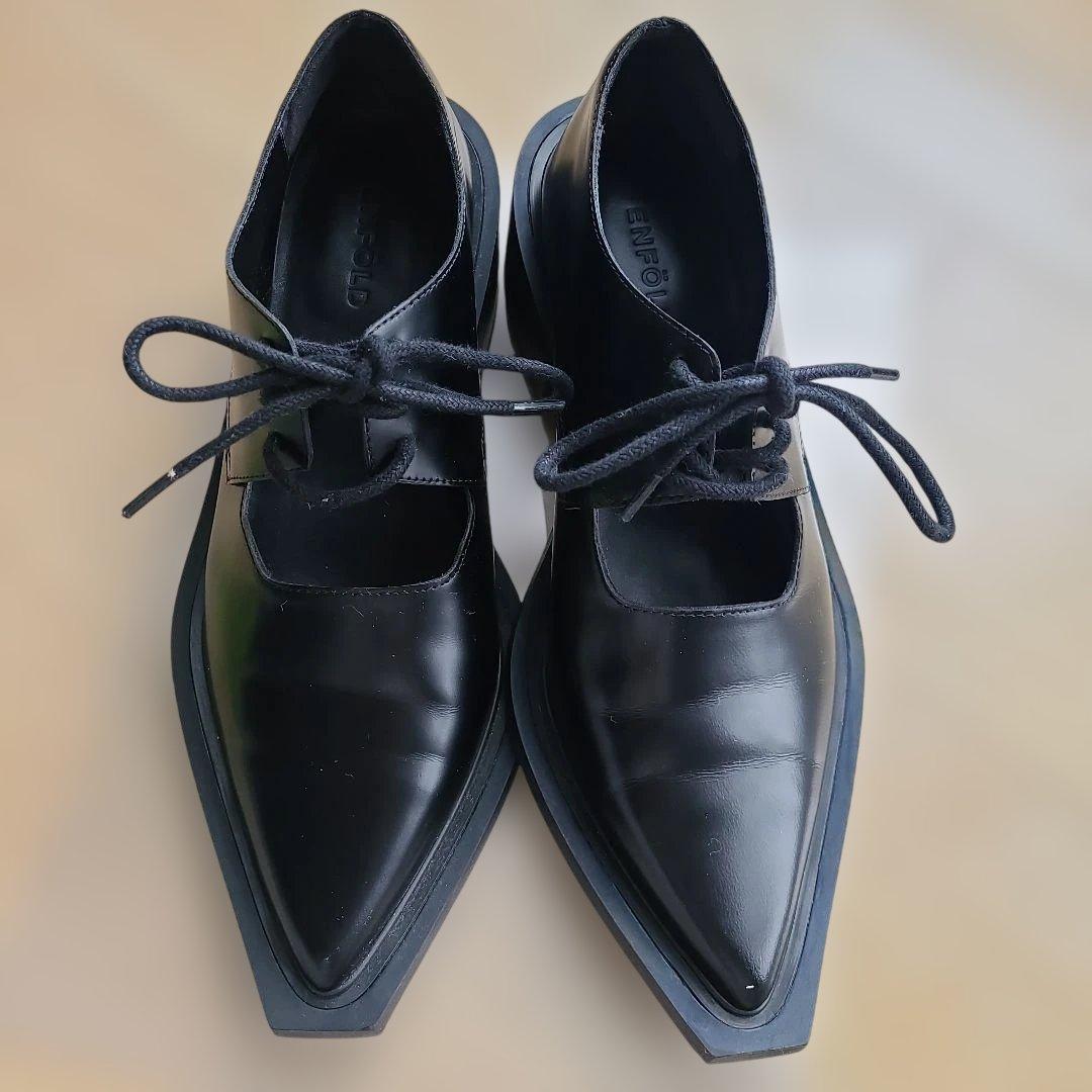 ENFOLD ポインテッドトゥ ローファー