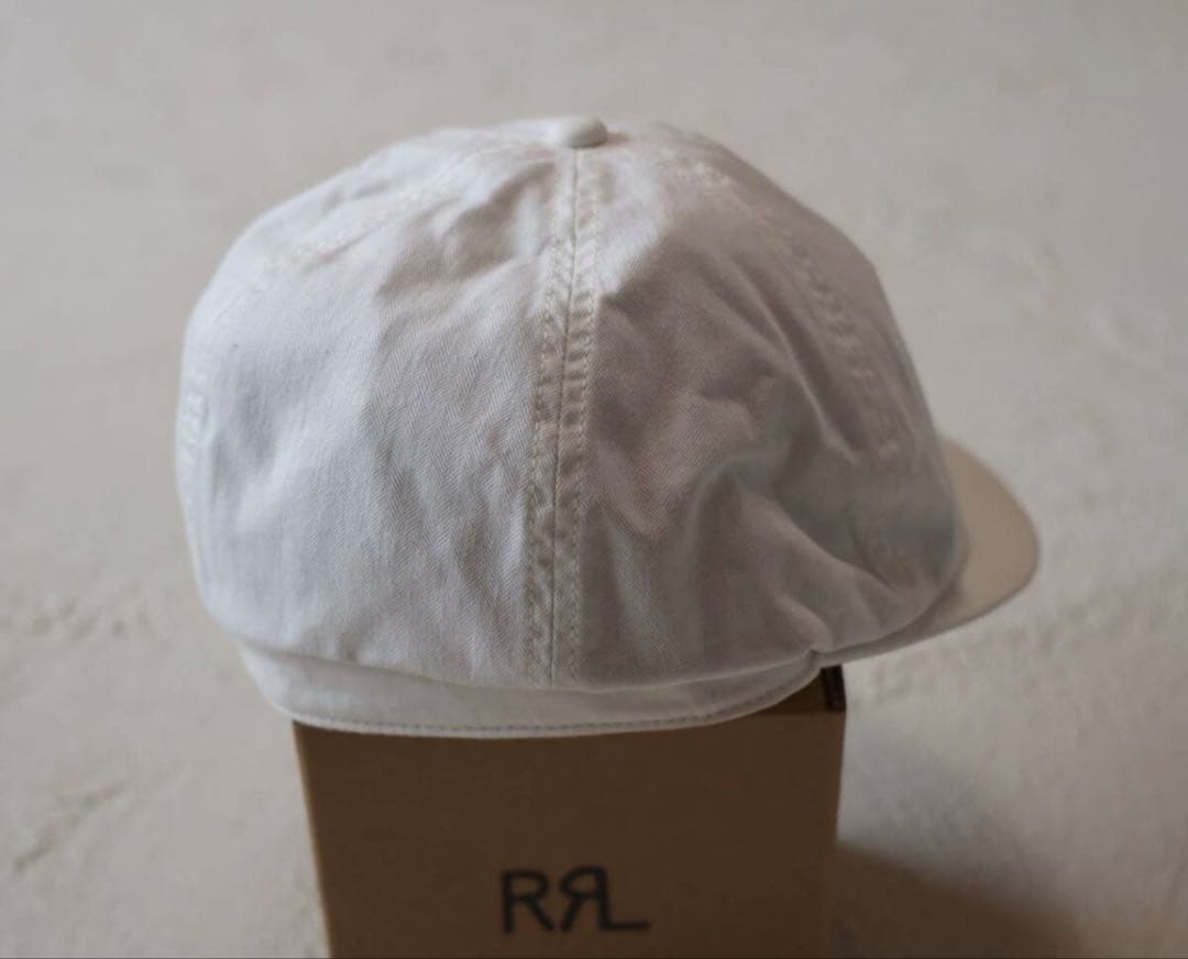 新品*RRL*コットン　ニュースボーイキャップ *M　ダブルアールエル