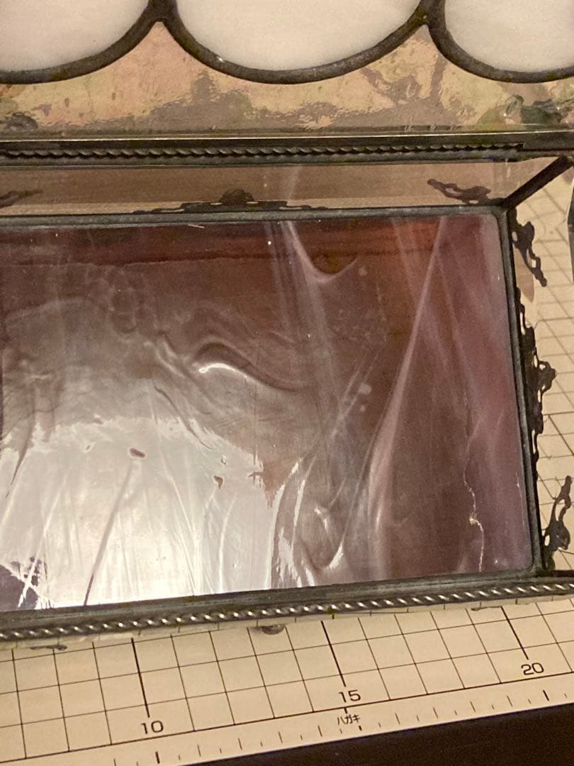 小物入れ ステンドグラス風 アクセサリーボックス 月モチーフ 魔女 ムーン