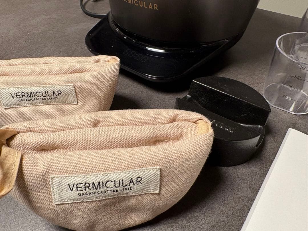 【バーミキュラ】ライスポットミニ PH19Aトリュフグレー 3合炊き レシピ本付