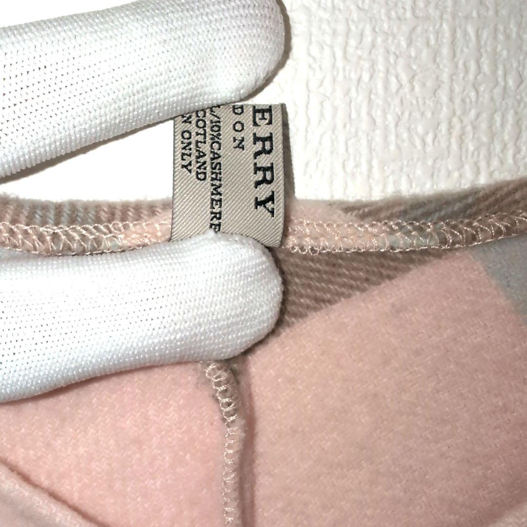 ✨希少 BURBERRY バーバリー ピンク ノバチェック ポンチョ カシミヤ混