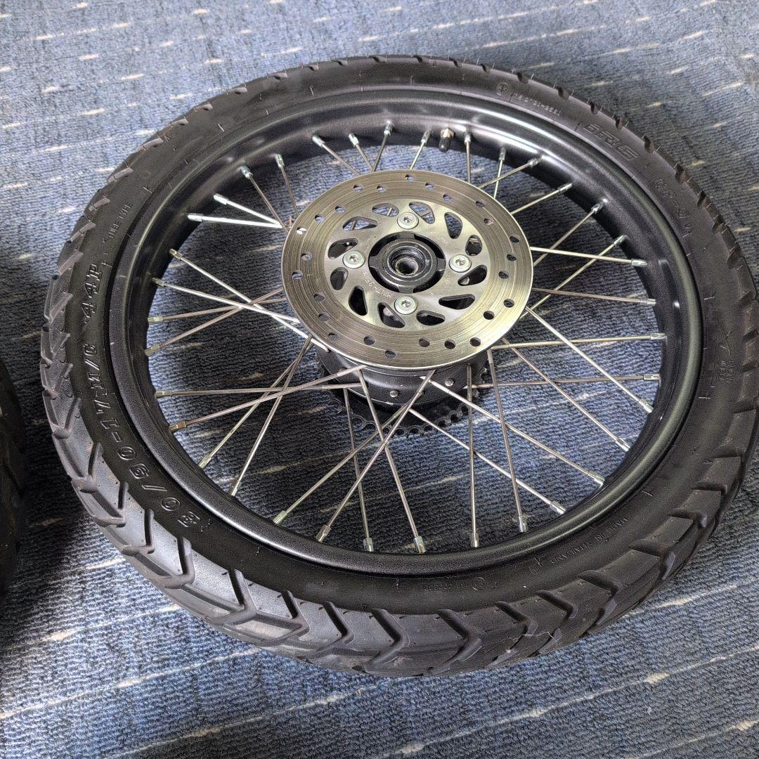 CT125 ハンターカブ　スポークホイールセット　デイスク、スプロケ付