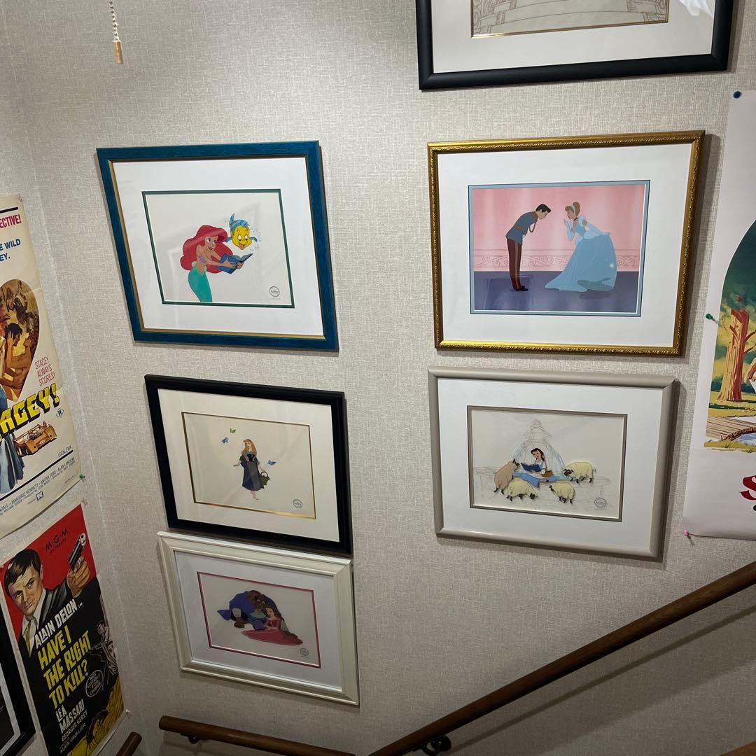 ディズニー　美女と野獣　セル画 2500枚限定　1990年代