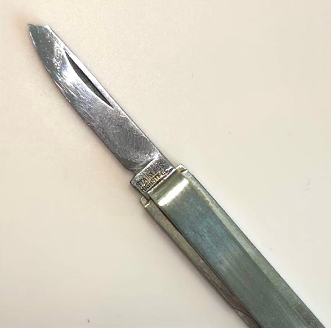 希少　ヴィンテージ　スターリングシルバー エングレーブ ネクタイピン