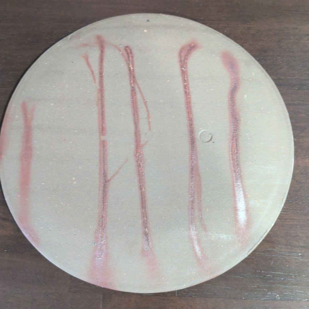 アカツキさんの備前焼皿 直径約30cm 546g　4枚セット