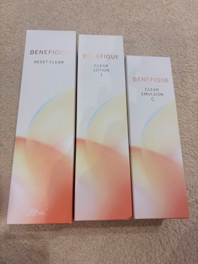 ✨新品未使用✨ベネフィーク スキンケアセット♪　リセットクリア＆化粧水＆乳液❤️