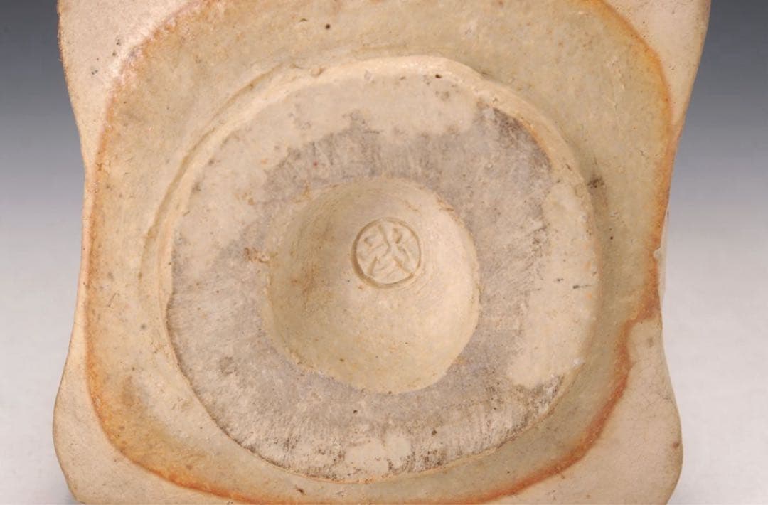 作家物 銀彩花器 / 陶器 陶芸 花瓶 花器 壺 角壺 作家 民藝 民芸 骨董