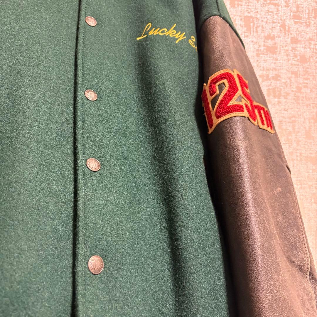 非売品　古着　ラッキーストライク　スタジャン 125th レザー