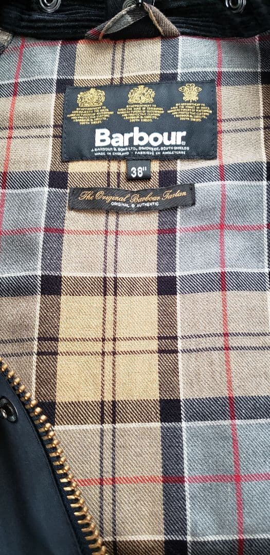 Got　Barbour BEDALE SL ビデイル　ネイビー　38