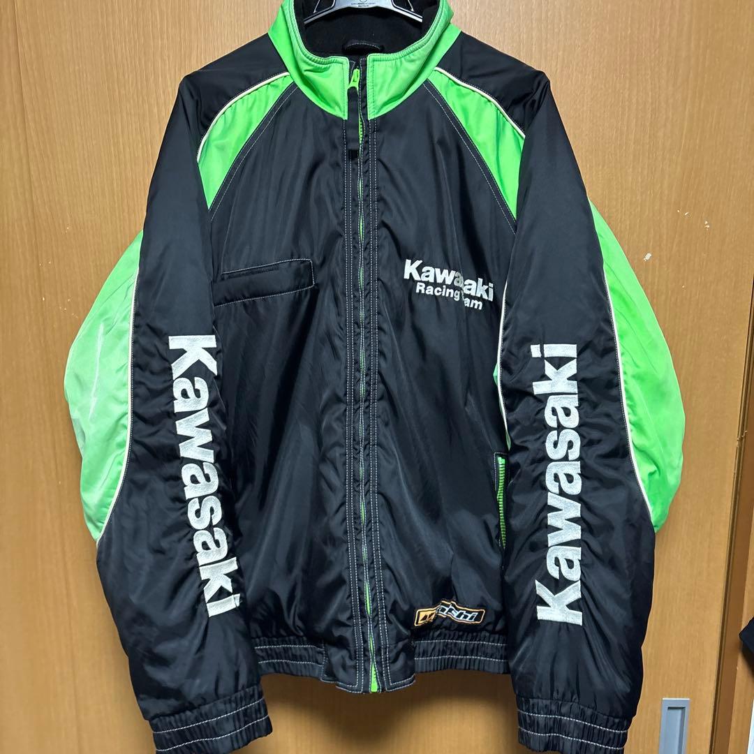 Kawasaki レーシングジャケット 中綿ナイロンジャケット　taichi L