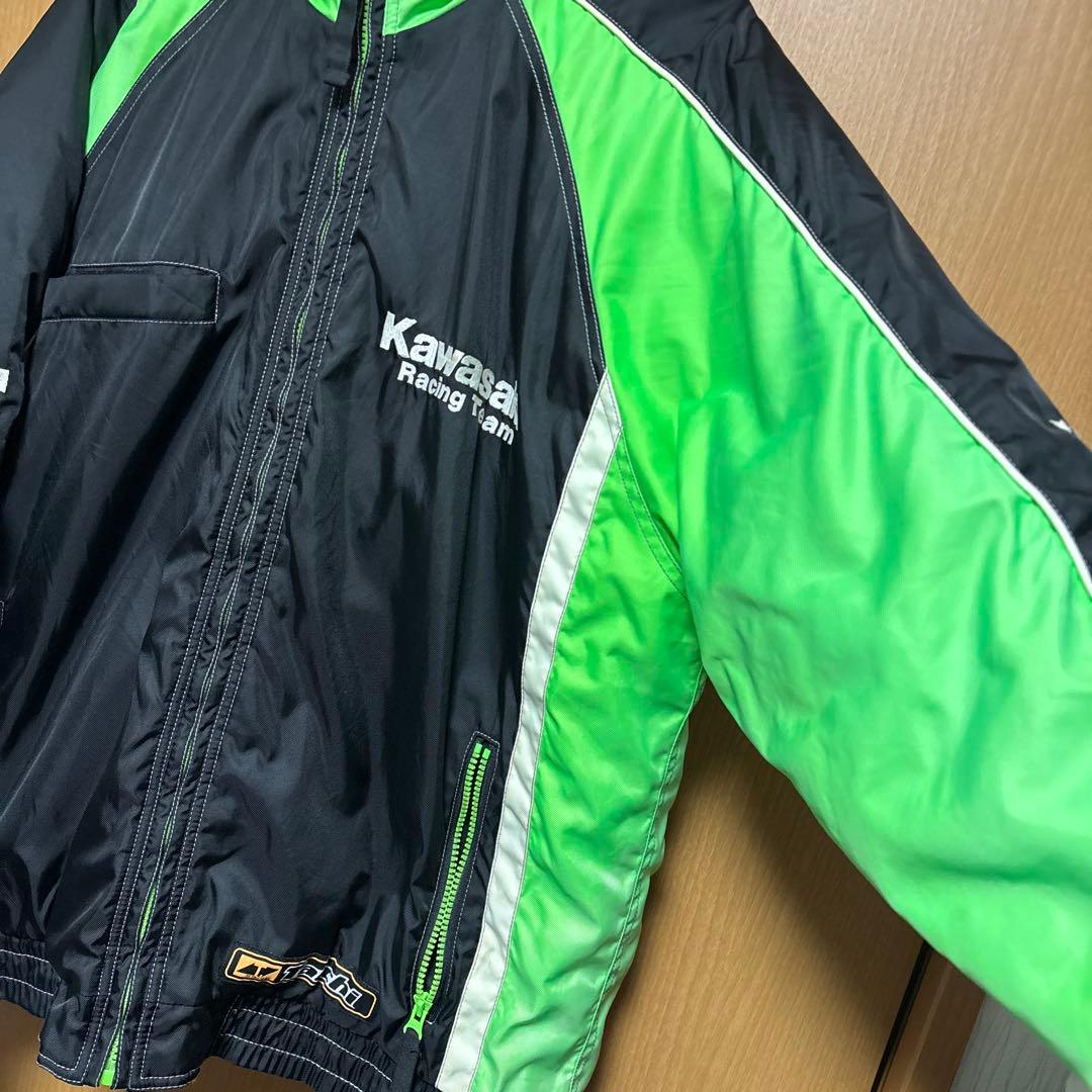 Kawasaki レーシングジャケット 中綿ナイロンジャケット　taichi L