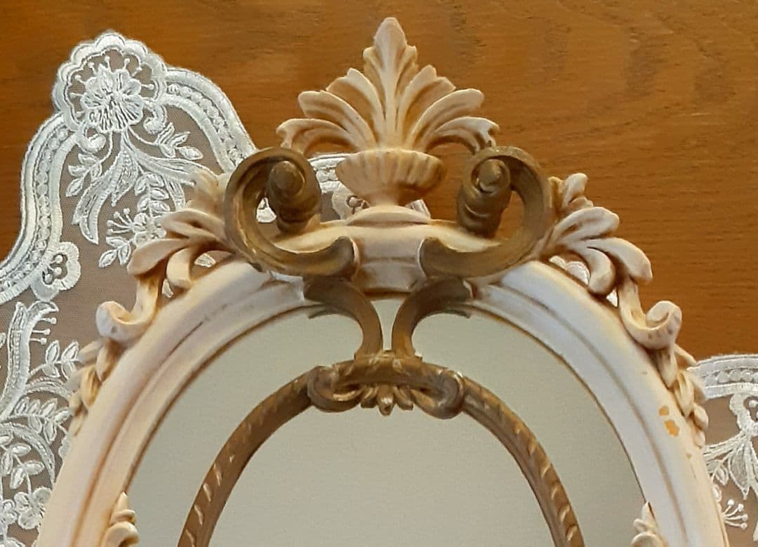アンティーク ロココ調 コンソール ミラー