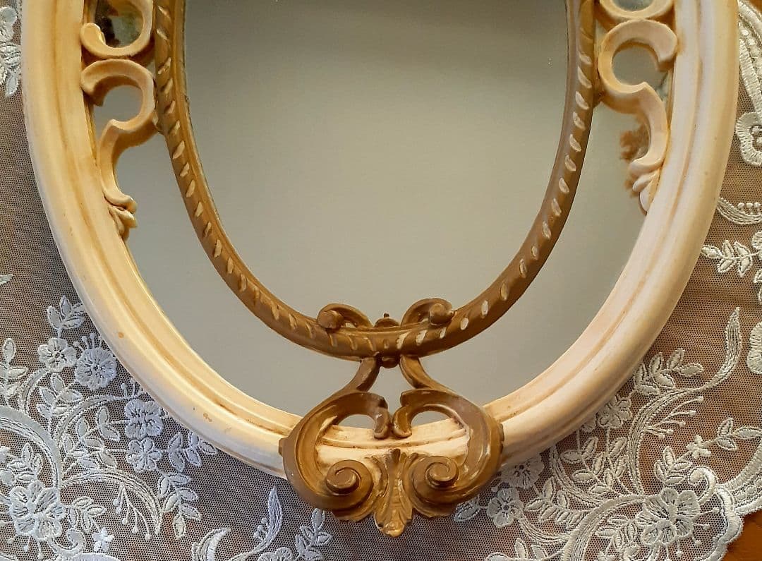 アンティーク ロココ調 コンソール ミラー