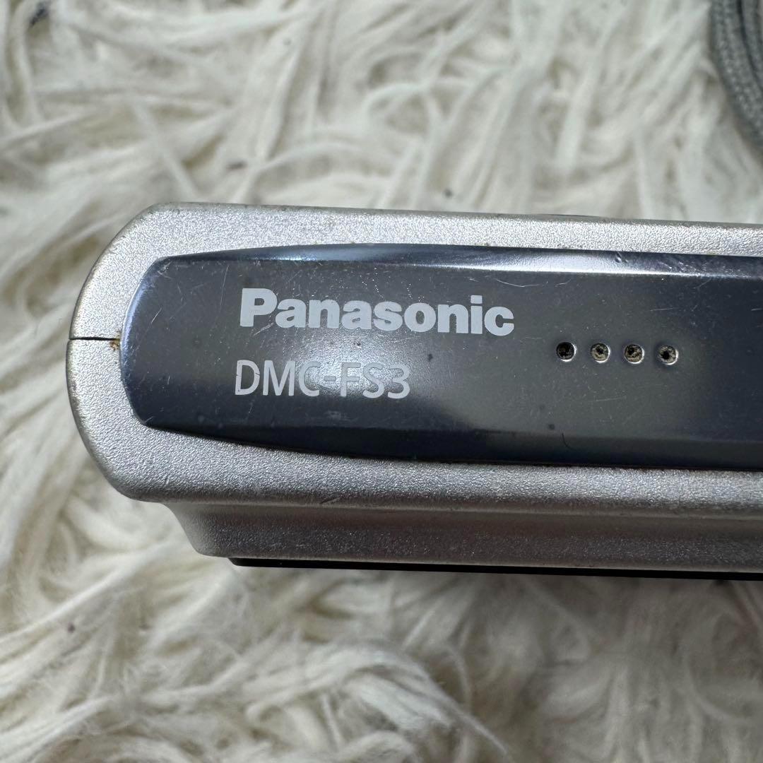 【動作確認済み】Panasonic DMC-FS3 シルバー　コンパクトデジカメ