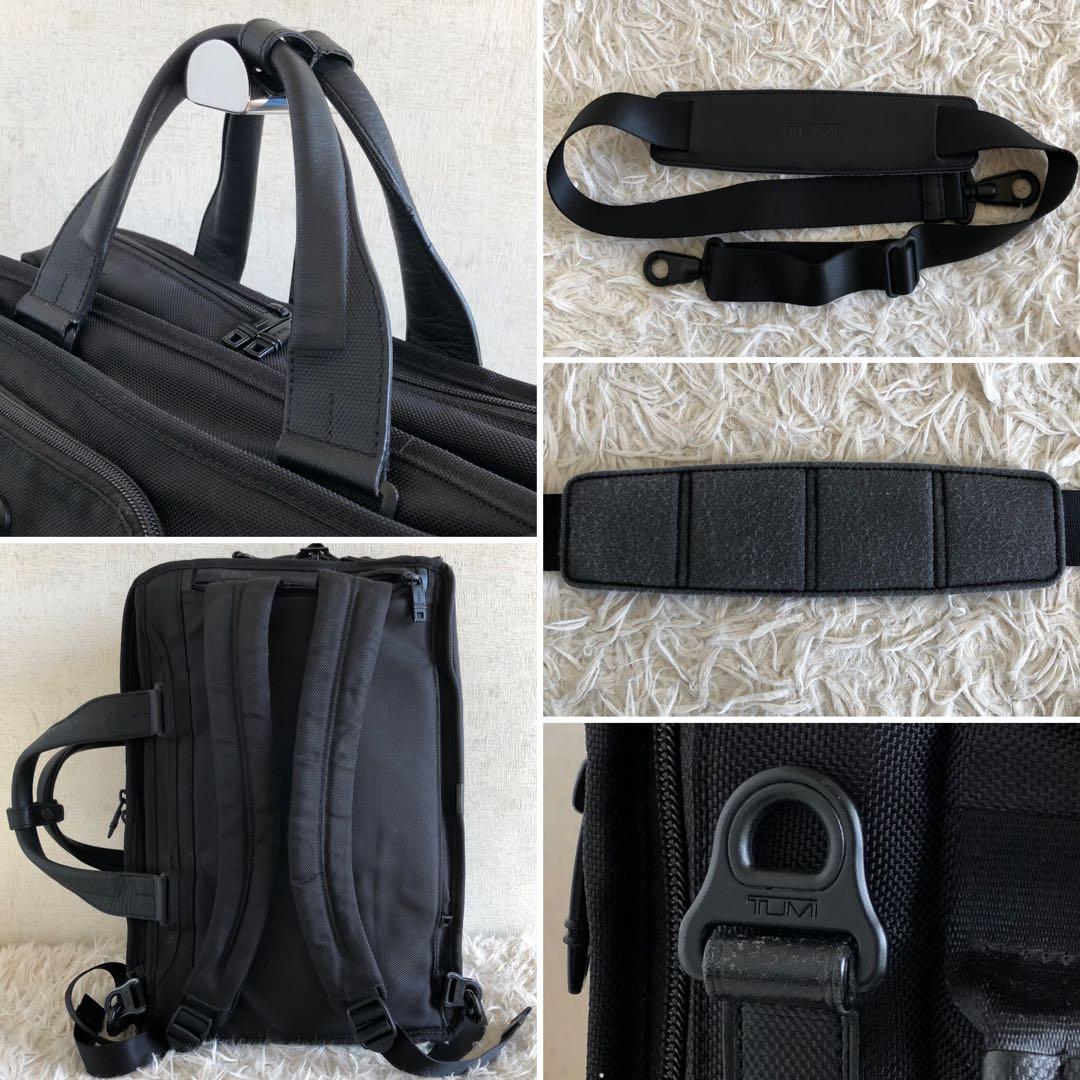 【3way】トゥミ　ビジネスバッグ　リュック　黒　バリスティックナイロン