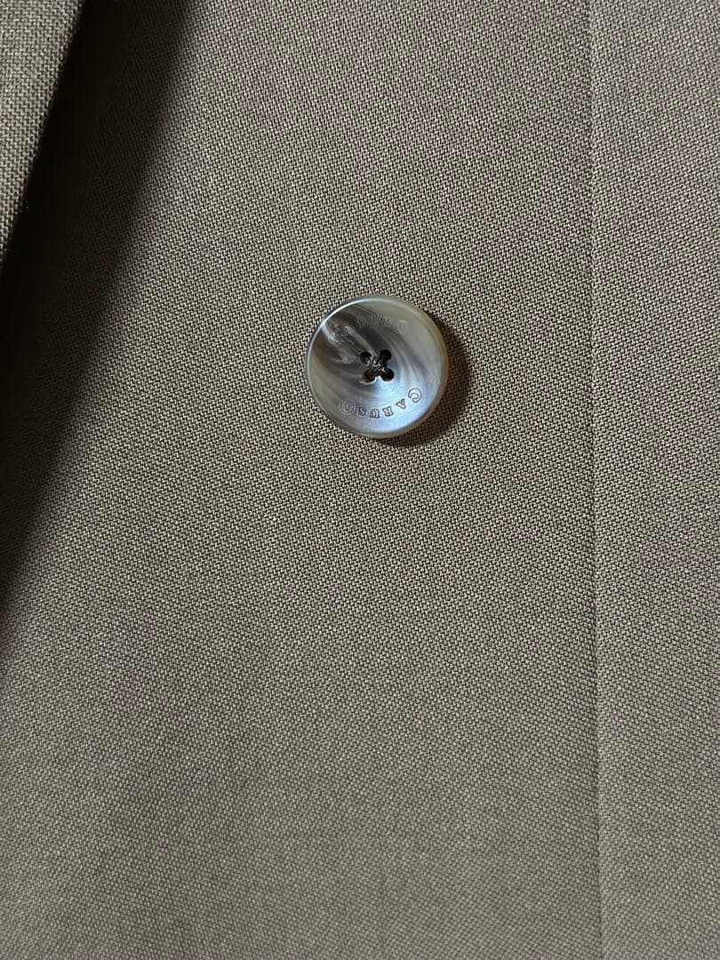 【新品価格16万円】CARUSO カルーゾ　 ダブルスーツ4つボタン　ブラウン