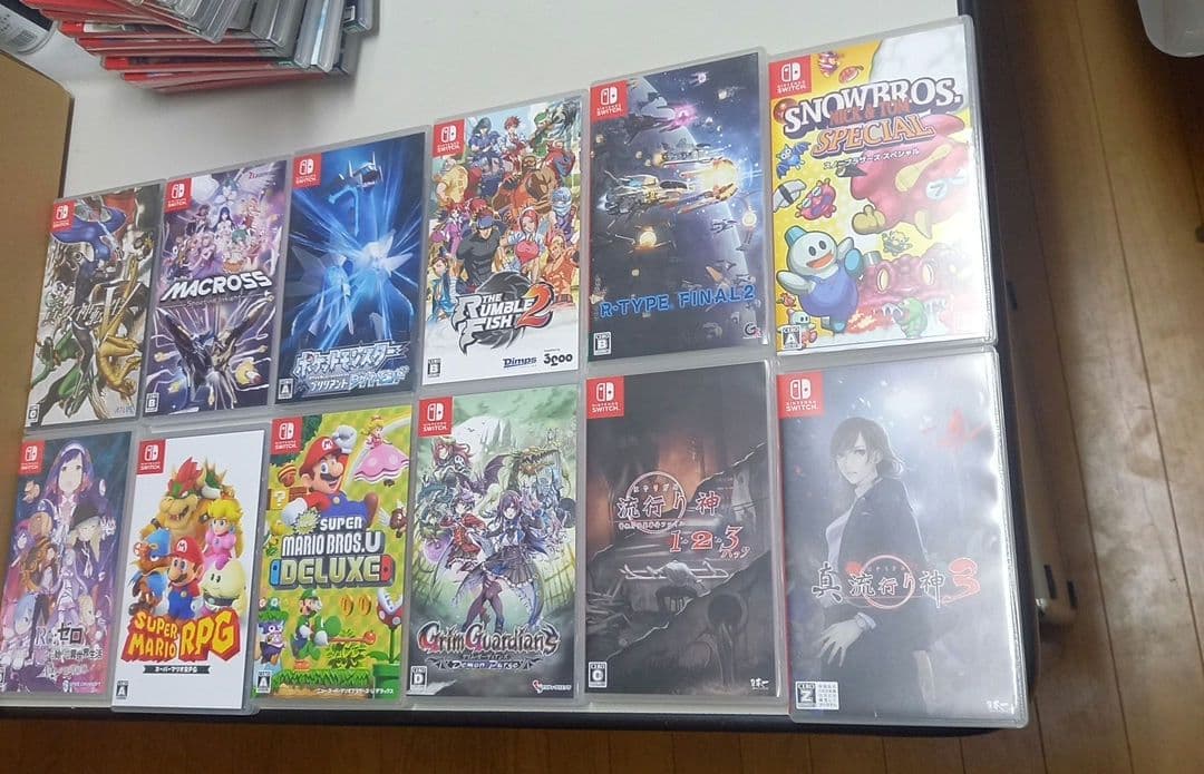 Switch　ソフト新品未開封12本、中古62本　合計74本セットまとめ売り