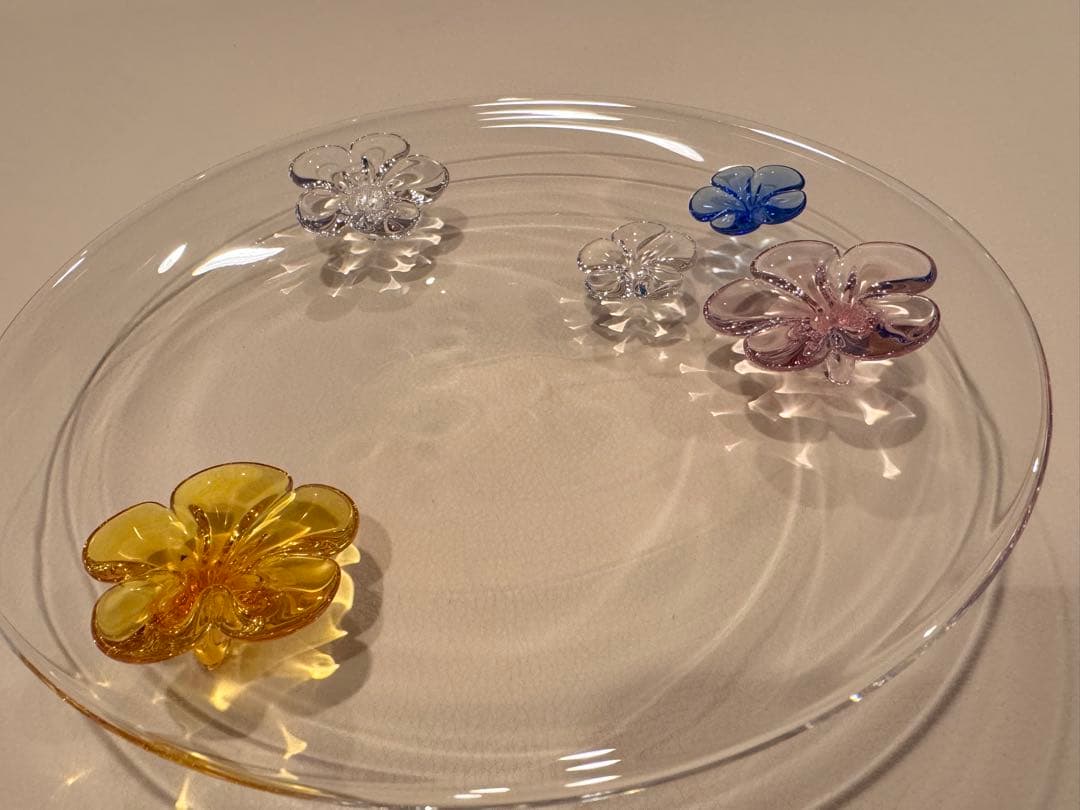 sghr スガハラガラス　カメリアプレート （23cm）