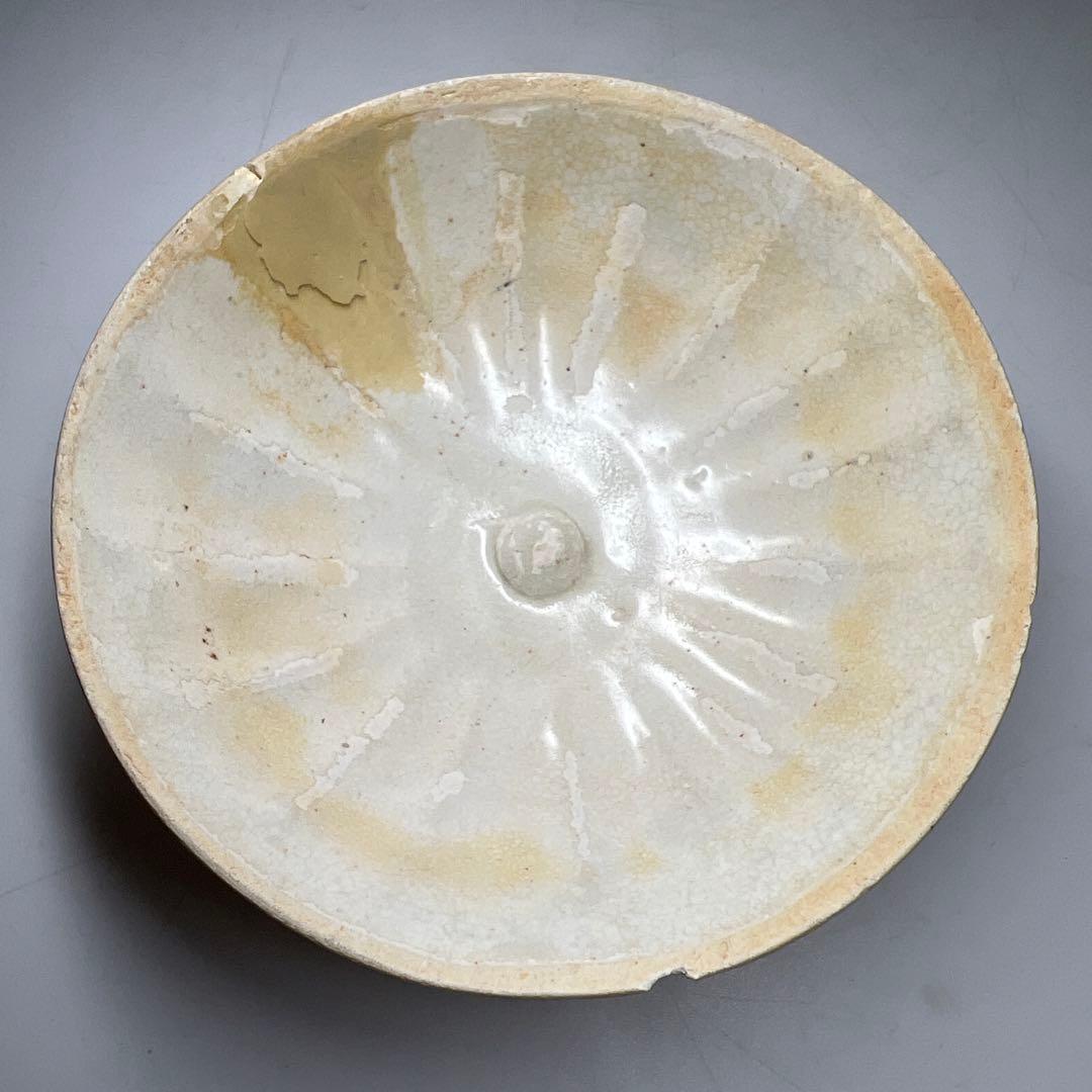 中国宋時代　青白磁青影鉢茶碗　口径11.3㎝　東Y8-0203☆2F