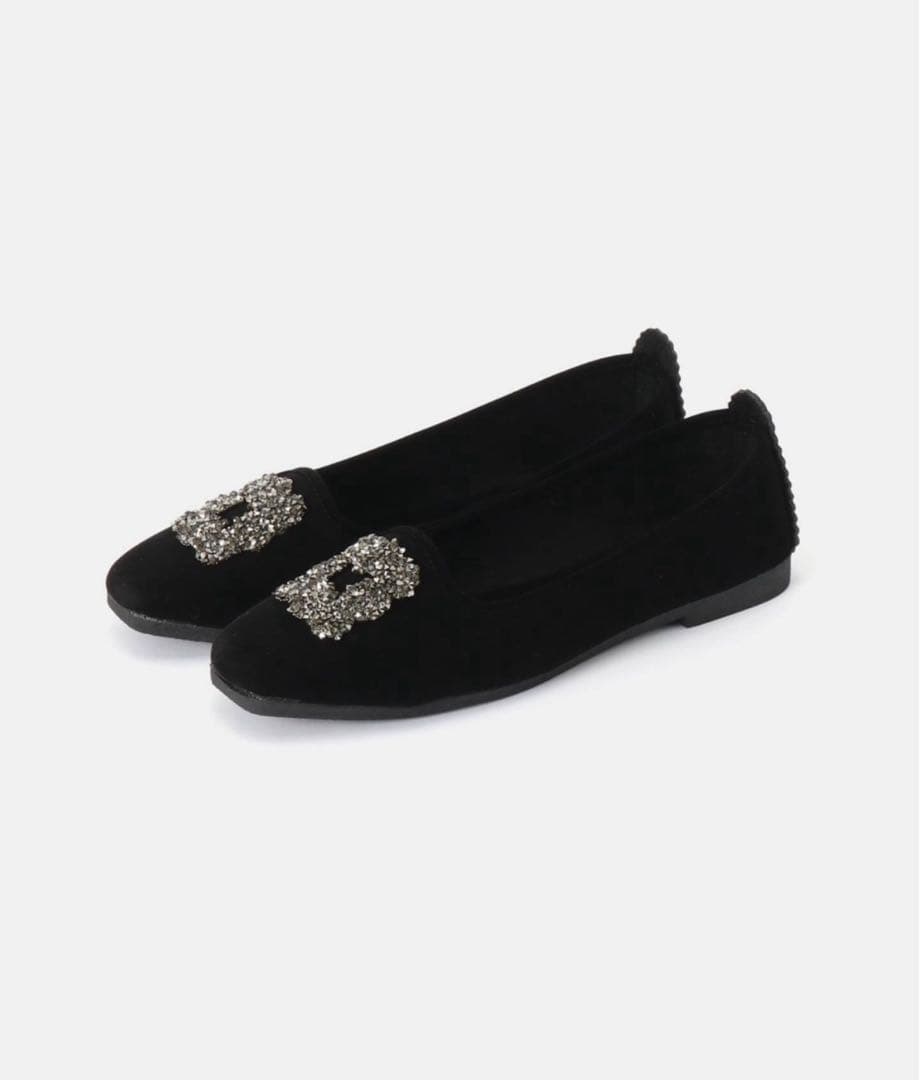 今期完売アパルトモン malus/マリュス velvet bigou shoes