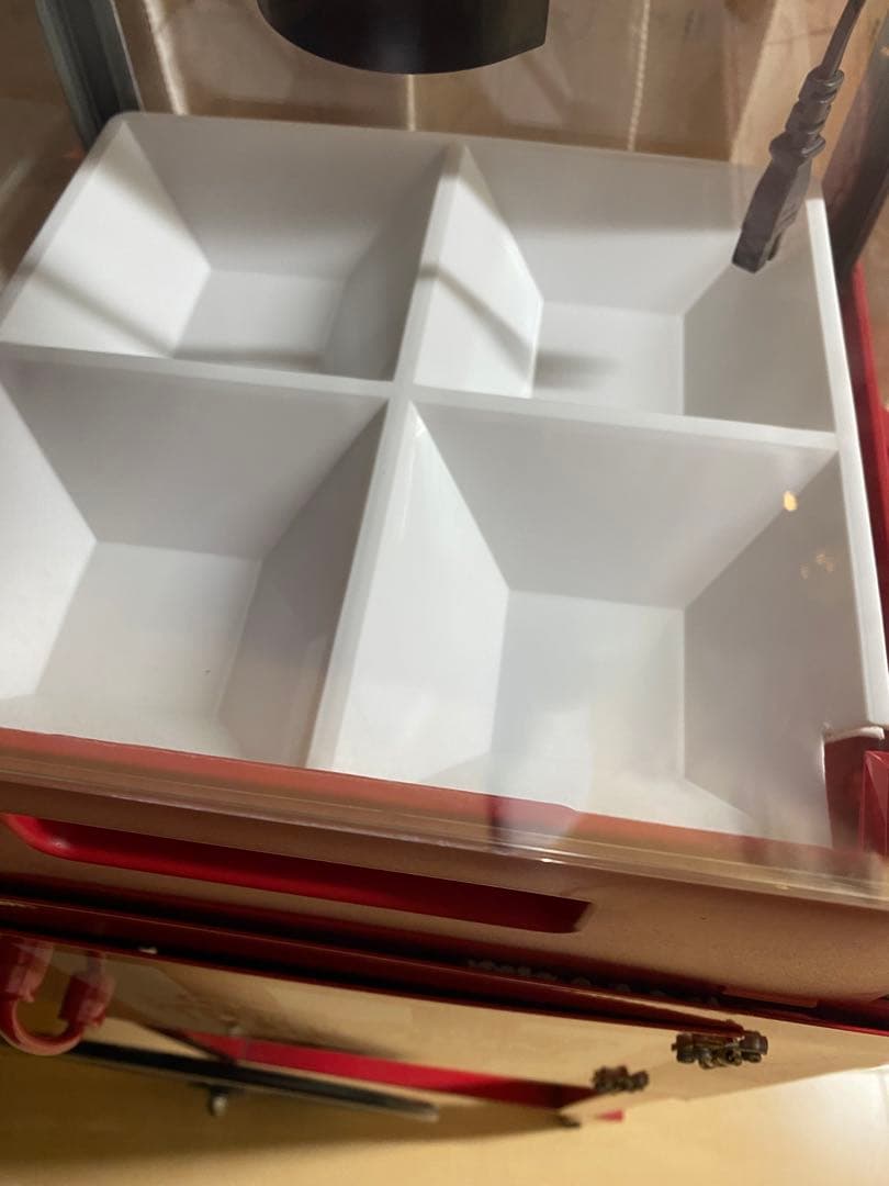 レトロ ポップコーンメーカー 赤