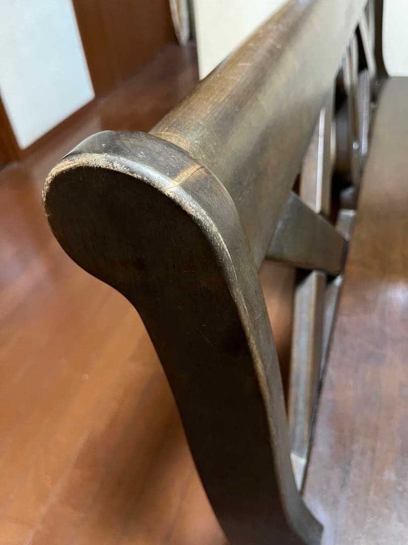 【愛知県岐阜県手渡値引】カリモク ルスティックRUSTIC ３人掛ベンチチェア