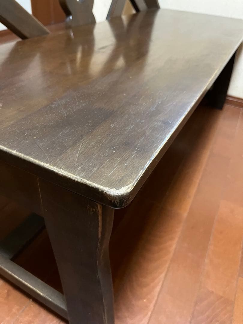 【愛知県岐阜県手渡値引】カリモク ルスティックRUSTIC ３人掛ベンチチェア