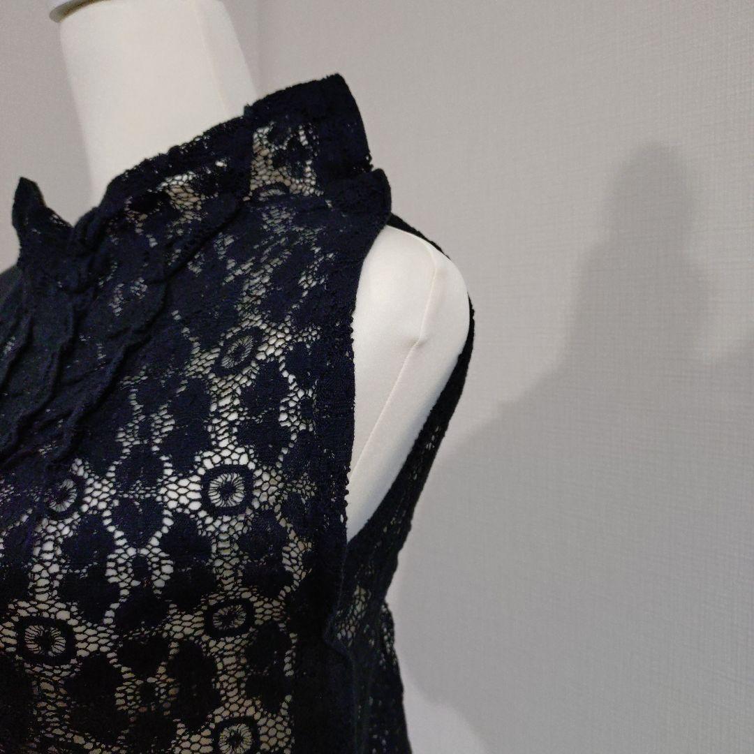 【美品】タオコムデギャルソン　半袖トップス　レース　異素材