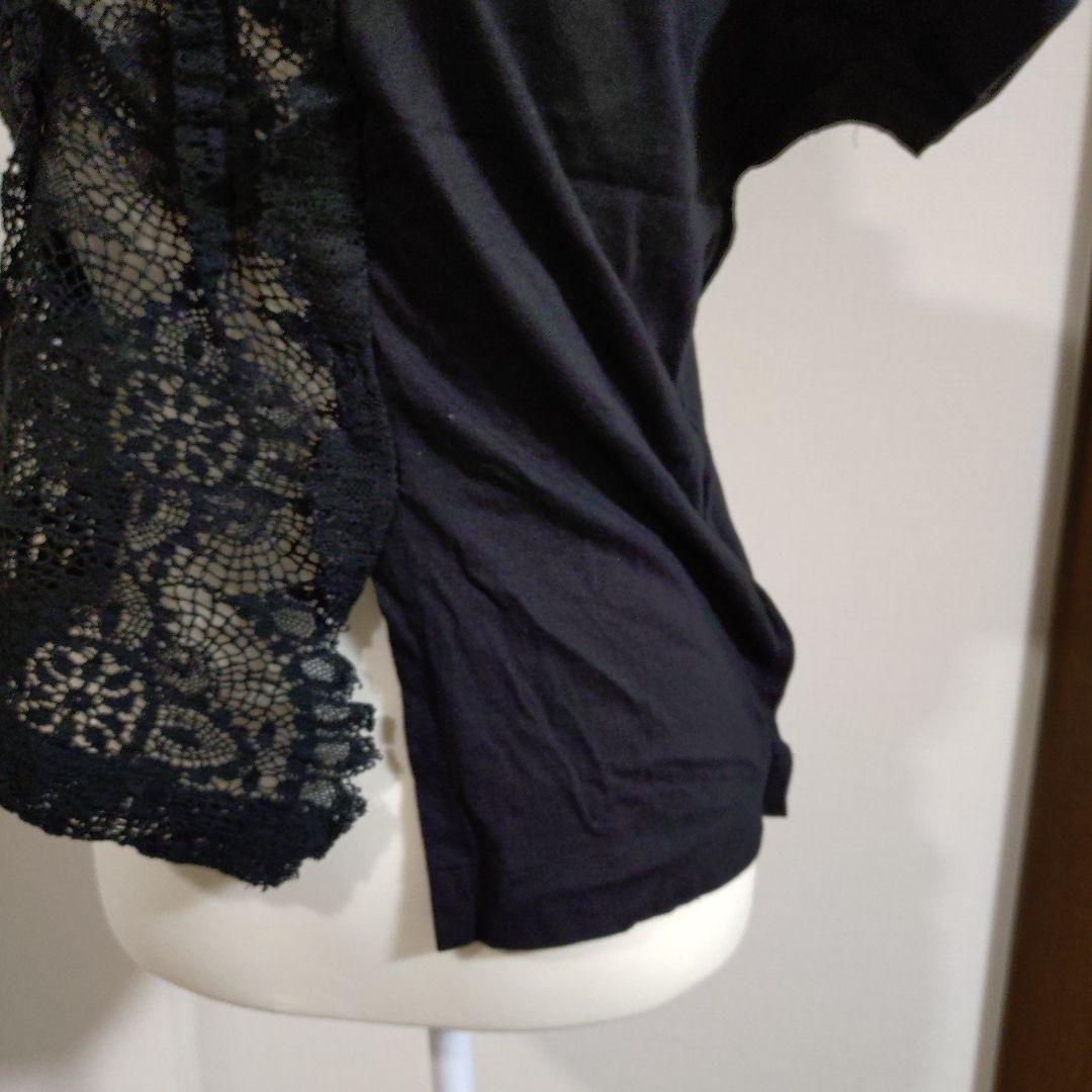 【美品】タオコムデギャルソン　半袖トップス　レース　異素材