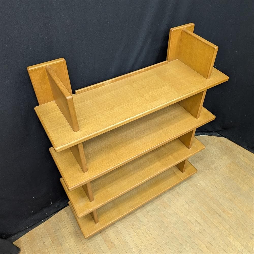 起立木工 キリツ　タモ　オープンラック　飾り棚　フリーラック　シェルフ　多目的