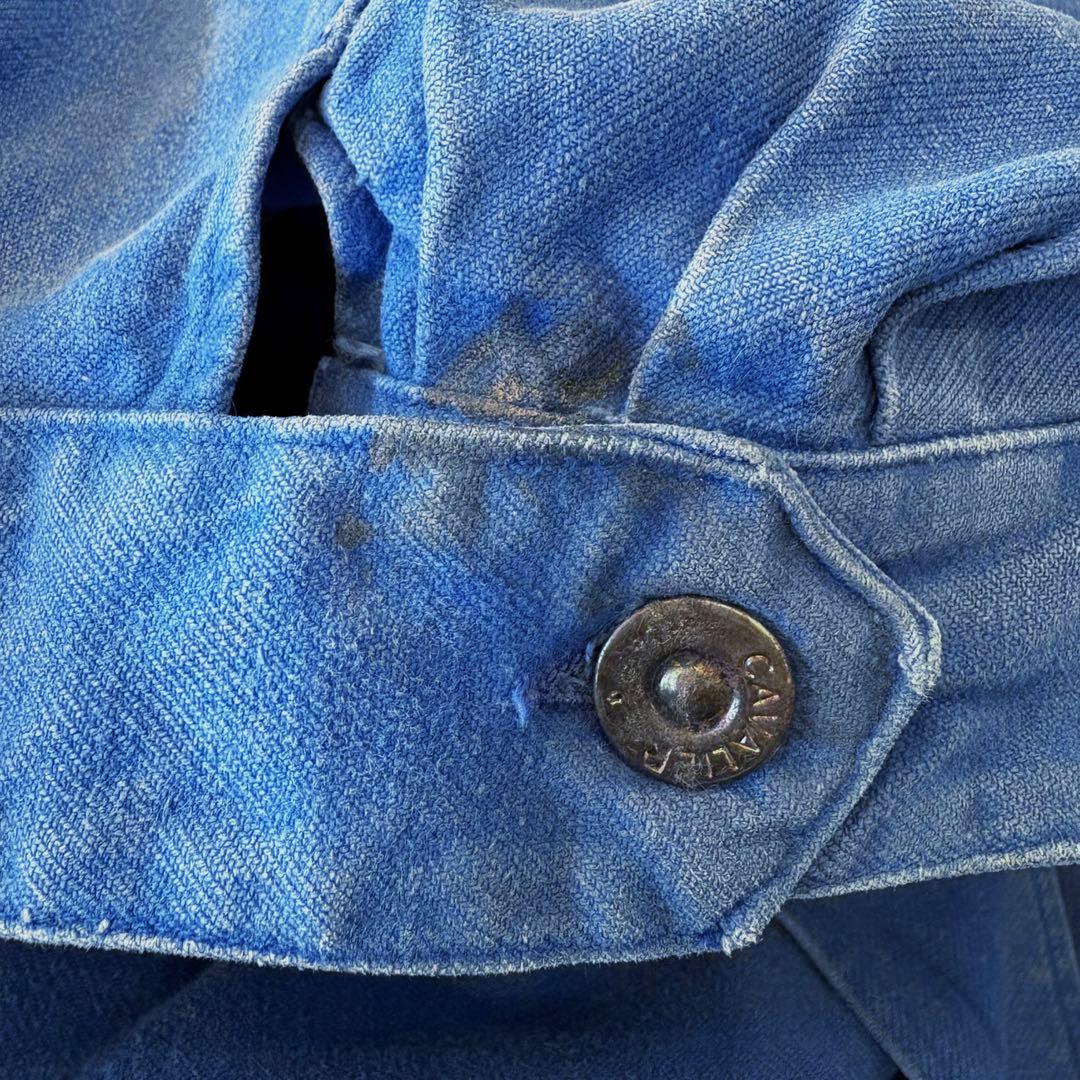 40s〜50s ヴィンテージ フレンチ ワークジャケット パッチワーク 古着