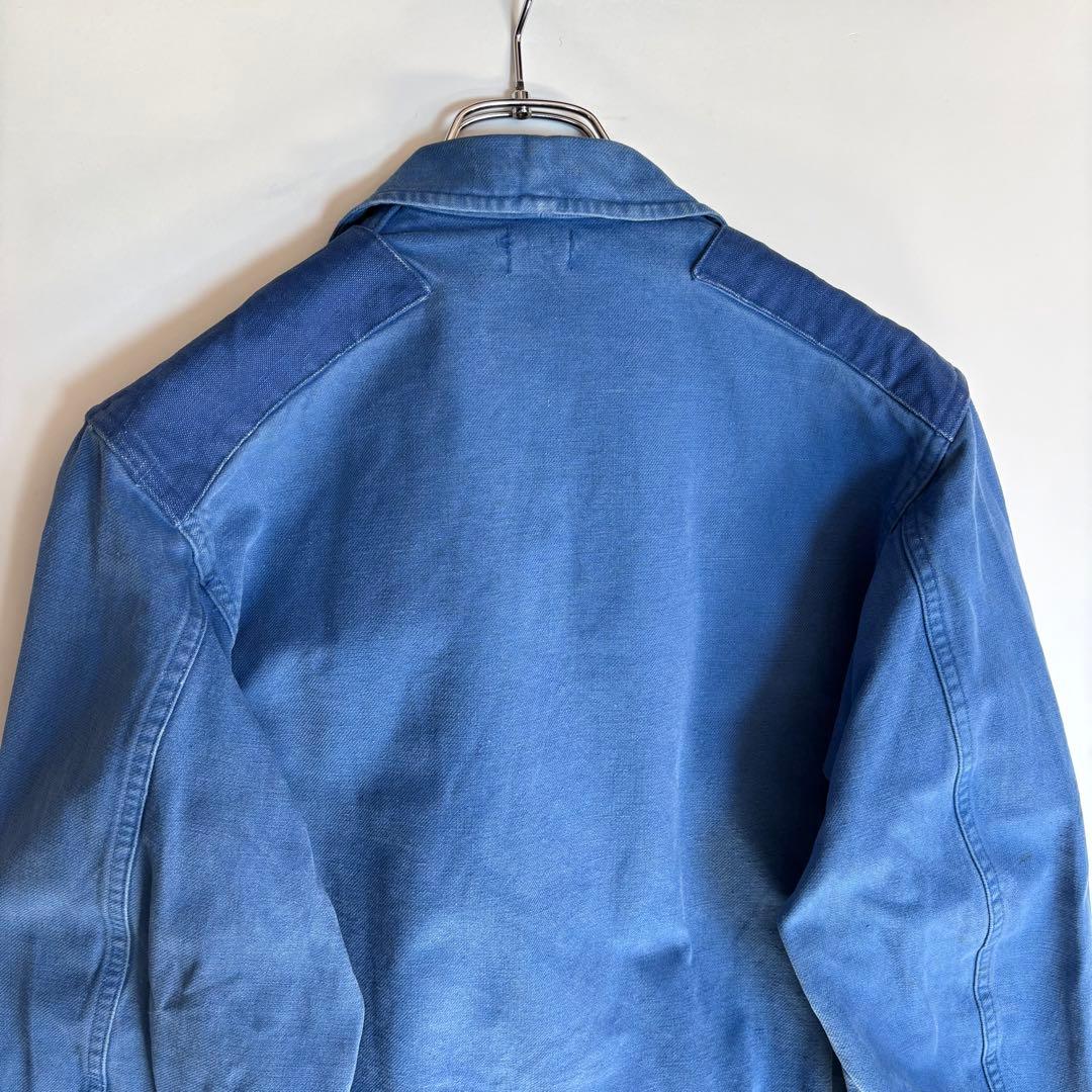 40s〜50s ヴィンテージ フレンチ ワークジャケット パッチワーク 古着