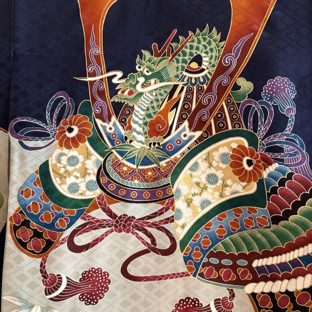 No.3 正絹　男の子お祝い着　のしめ　七五三