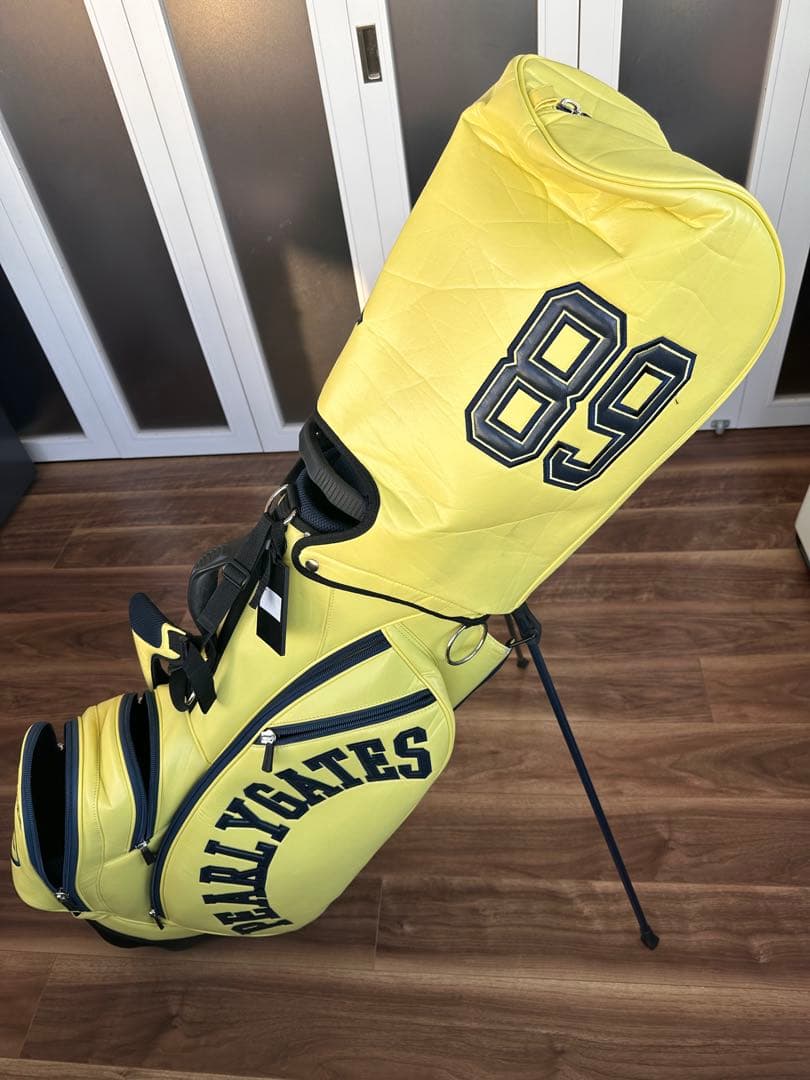 PEARLY GATES パーリーゲイツ キャディバッグ スタンド式 イエロー