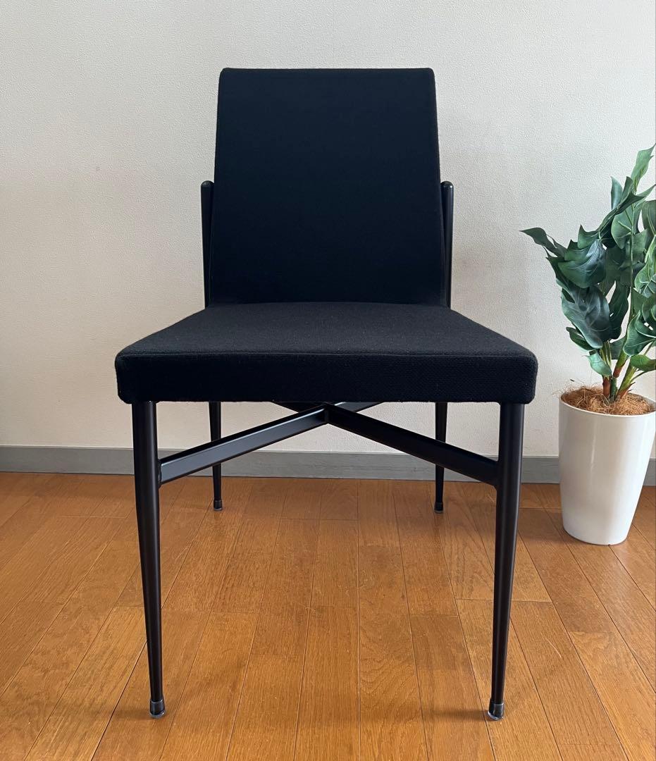 sogokagu 相合家具　クーペST チェア　3脚セット　モダン　カフェ　黒