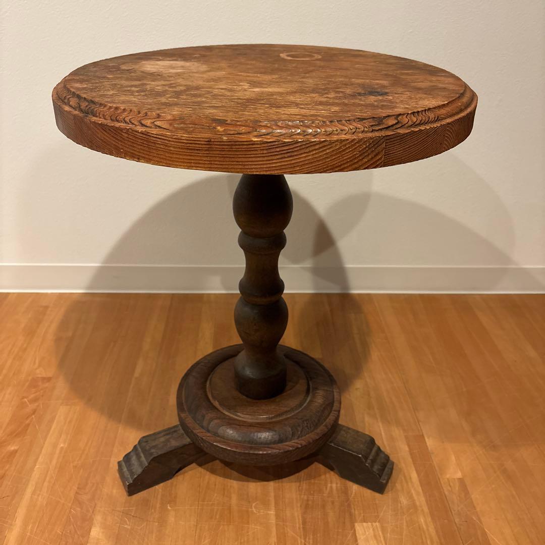 スペイン製　サイドテーブル　輸入家具