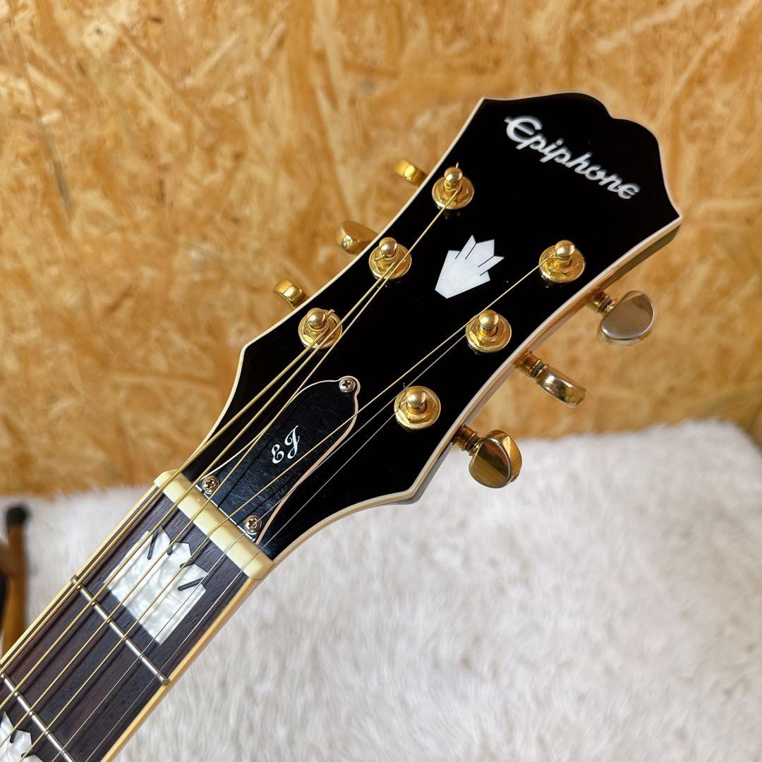 美品！Epiphone EJ-200SCE エレアコ ステレオ出力可 トップ単板