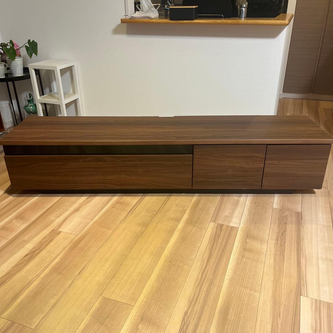 【週末値下げ】LOWYA テレビボード 180cm ウォルナット65インチ